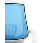 Кресло детское Ergoplus металл/ткань, хром/голубой 61x55x84 см - фото 121575475