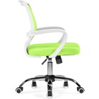 Кресло детское Ergoplus металл/ткань, хром/зеленый 61x55x84 см - Фото 4