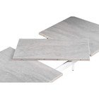 Стол деревянный Денвер Лофт бетон/матовый белый металл, белый 75x120x75 см - Фото 5