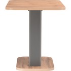 Стол деревянный Лурвин ЛДСП, дуб вотан/графит 68x100x75 см - Фото 4