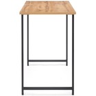 Обеденный стол Дилан Лофт металл, дуб вотан/черный 120x50x90 см - Фото 3