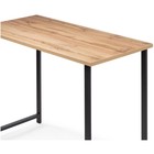 Обеденный стол Дилан Лофт металл, дуб вотан/черный 120x50x90 см - Фото 4