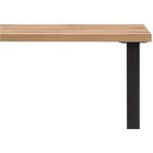 Обеденный стол Дилан Лофт металл, дуб вотан/черный 120x50x90 см - Фото 5