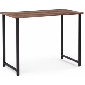 Обеденный стол Дилан Лофт металл, дуб делано/черный 120x50x90 см