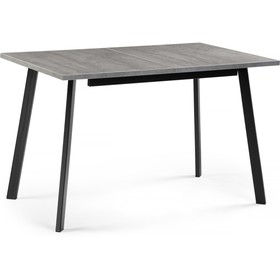 Стол деревянный Колон Лофт металл, бетон/черный 75x120x75 см