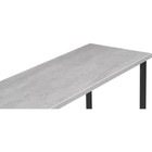 Стол обеденный «Дилан Лофт», 1200×400×900 мм, цвет бетон/чёрный  (артикул 10510331)  большой выбор товаров оптом и в розницу по низким ценам с доставкой