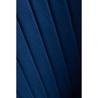 Стул на металлокаркасе Gabi 1 металл/велюр, черный/синий 49x53x79 см - Фото 6