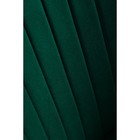 Стул на металлокаркасе Gabi 1 металл/велюр, черный/зеленый 50x54x78 см - Фото 6