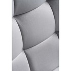 Стул барный Алст металл/велюр, белый/светло-серый 50x56x100 см - Фото 6