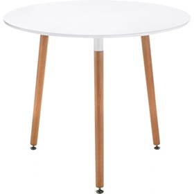 Стол деревянный Lorini массив бука, натуральный 90x90x73 см