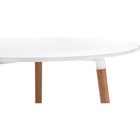 Стол деревянный Lorini массив бука, натуральный 90x90x73 см - Фото 2