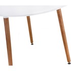 Стол деревянный Lorini массив бука, натуральный 90x90x73 см - Фото 3