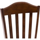 Стул деревянный Midea массив гевеи/ткань, орех/бежевый 43x48x94 см 10511052