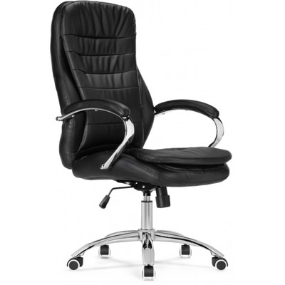 Кресло для руководителя Tomar металл/экокожа, черный 68x68x119 см