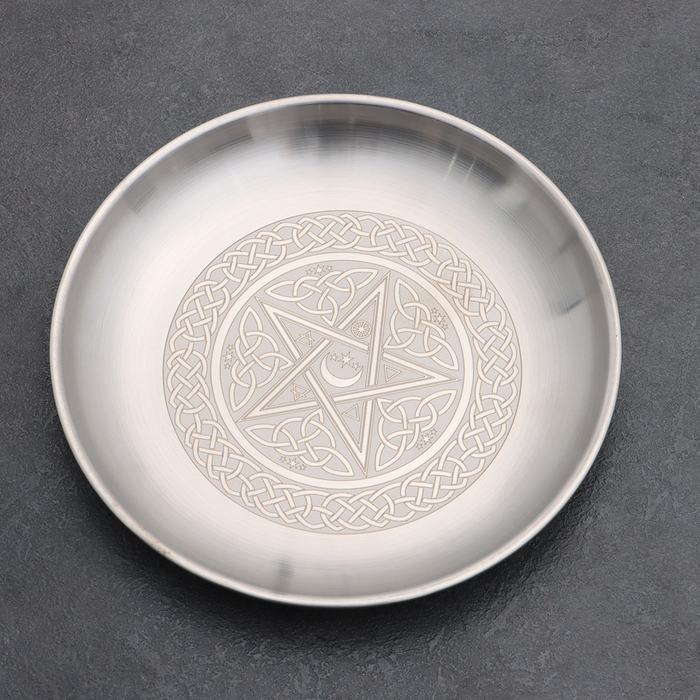 Подставка для благовоний "Пентаграмма",D=14см, металл - Фото 1