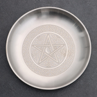Подставка для благовоний "Пентаграмма",D=14см, металл - фото 24571484