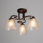 Люстра Ласни 3хE27 40Вт венге 45х45х28 см BayerLux 10652508
