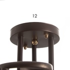 Люстра Ласни 3хE27 40Вт венге 45х45х28 см BayerLux 10652508