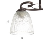 Люстра Ласни 3хE27 40Вт венге 45х45х28 см BayerLux 10652508