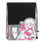 Мешок для обуви 480 х 360 мм, Феникс, шелкография, "Розовая девушка" - фото 24571585