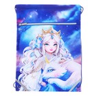 Мешок для обуви с карманом 480 х 360 мм, Феникс, с ручкой "Принцесса с драконом" - фото 24592596