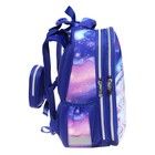 Рюкзак каркасный Феникс 37*27*13 система роста "Принцесса с драконом" дев фиолет 64830 - фото 24592662