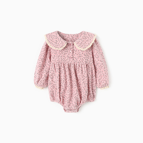 Рубашка-боди для девочки MINAKU, цвет розовый, рост 68-74