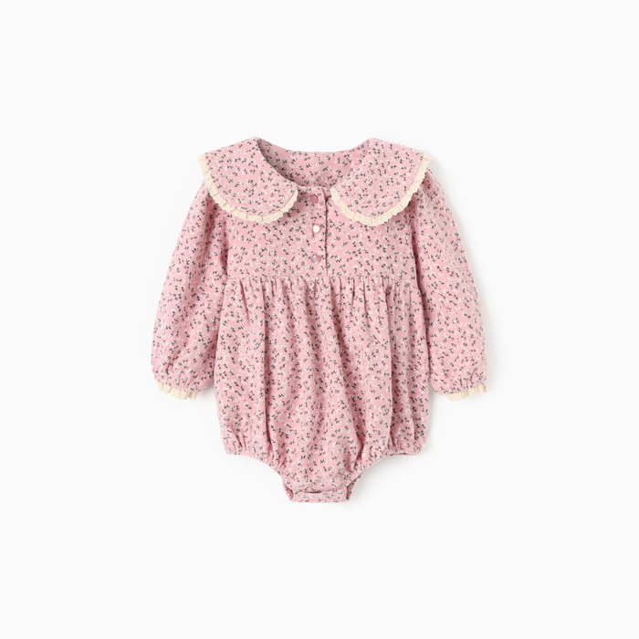 Рубашка-боди для девочки MINAKU, цвет розовый, рост 80-86