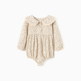 Рубашка-боди для девочки MINAKU, цвет бежевый, рост 80-86