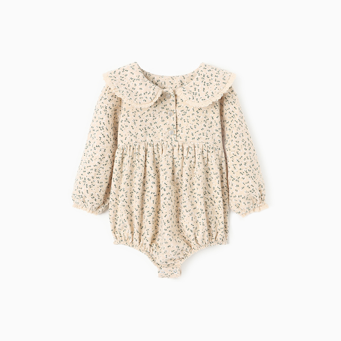 Рубашка-боди для девочки MINAKU, цвет бежевый, рост 92-98
