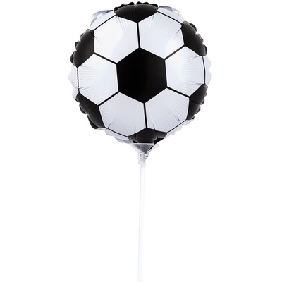 Набор фольгированных шаров 10" мини-фигура «Мяч футбольный», 5 шт.