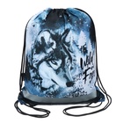 Мешок для обуви 440 х 365 мм, ErichKrause, плотность 300D, со светоотражающей полосой, Timber Wolf - Фото 1