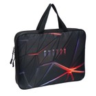 Папка с ручками текстильная А4, Stavia Future 370×280×60 мм, черный - Фото 2