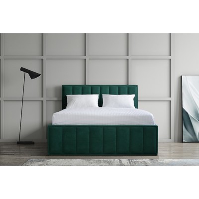 Кровать Лана 1,6 зелёный софт