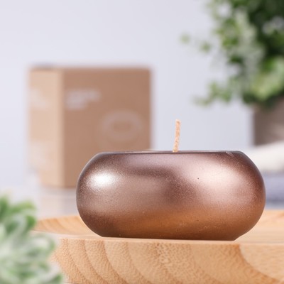 Свеча в подсвечнике из гипса Sima Home «Полноторие», 6×3 см