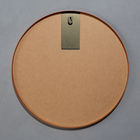 Зеркало настенное в круглом корпусе из металла,  D=50, медный - фото 24644568