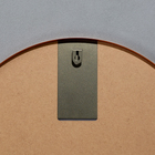 Зеркало настенное в круглом корпусе из металла,  D=50, медный - фото 24644569