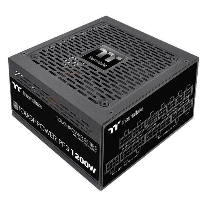 Блок питания Thermaltake ATX 1200W Toughpower PF3 Gen.5 80+ platinum 24pin APFC 120mm fan c   106496 - Фото 1