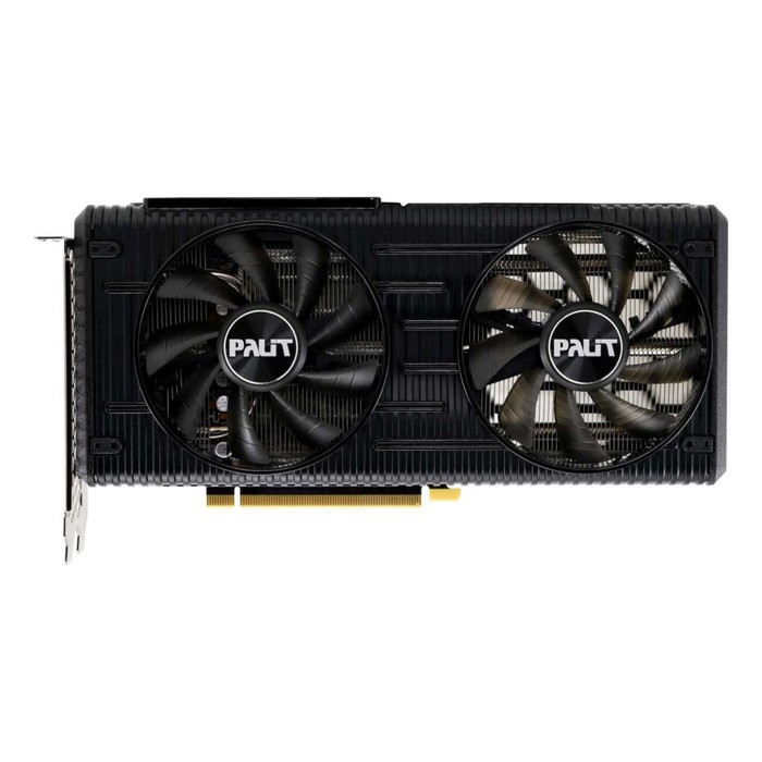 Видеокарта Palit PCI-E 4.0 PA-RTX3060 DUAL OC 12G NVIDIA GeForce RTX 3060 12Gb 192bit GDDR6   106497 - Фото 1