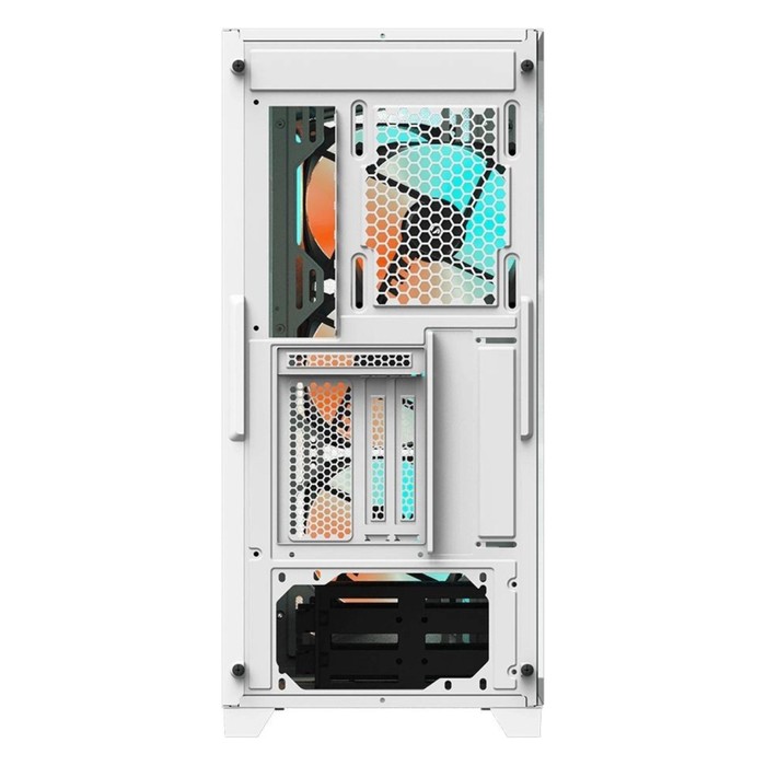 Корпус Gigabyte C301G белый без БП ATX 2x120mm 5x140mm 2xUSB3.0 audio bott PSU - фото 51589160