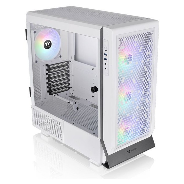 Корпус Thermaltake Ceres 500 TG ARGB белый без БП ATX 7x120mm 7x140mm 2xUSB3.0 audio bott P   106497 - фото 51589195