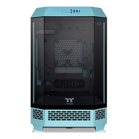 Корпус Thermaltake The Tower 300 Turquoise голубой без БП miniITX 7x120mm 5x140mm 2xUSB3.0   1064980 10649806