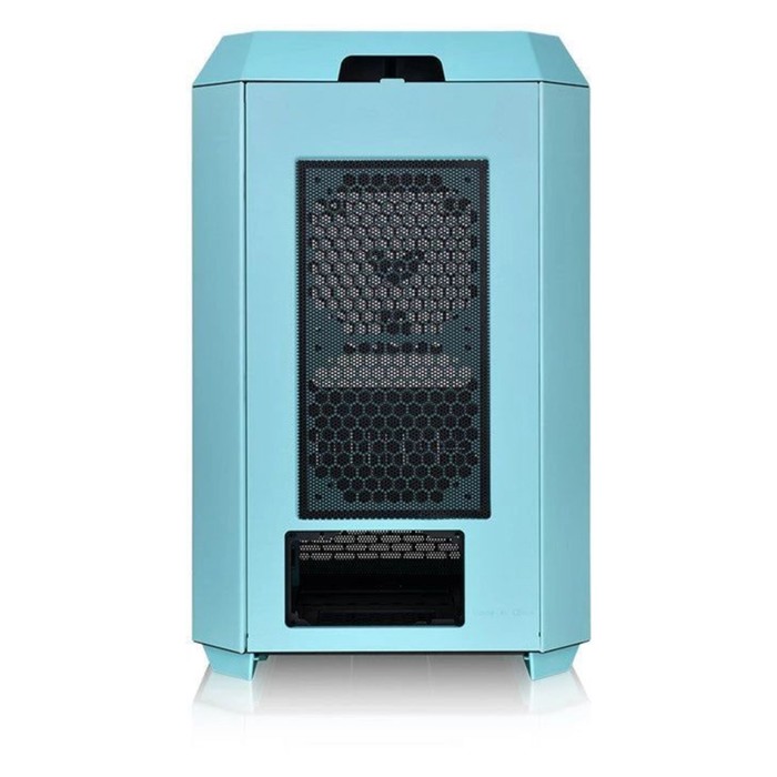 Корпус Thermaltake The Tower 300 Turquoise голубой без БП miniITX 7x120mm 5x140mm 2xUSB3.0   1064980 - фото 51589258