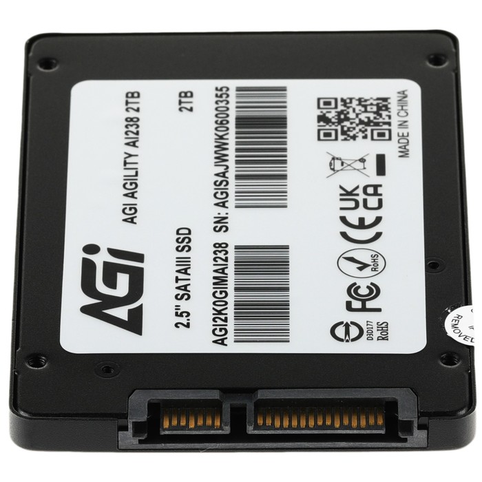 Накопитель SSD AGi SATA-III 2TB AGI2K0GIMAI238 AI238 2.5" - фото 51589503