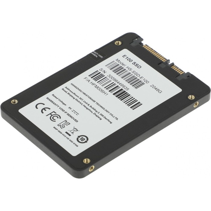 Накопитель SSD Hikvision SATA-III 2TB HS-SSD-E100/2048G HS-SSD-E100/2048G Hiksemi 2.5" - фото 51589534