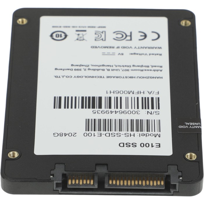 Накопитель SSD Hikvision SATA-III 2TB HS-SSD-E100/2048G HS-SSD-E100/2048G Hiksemi 2.5" - фото 51589537