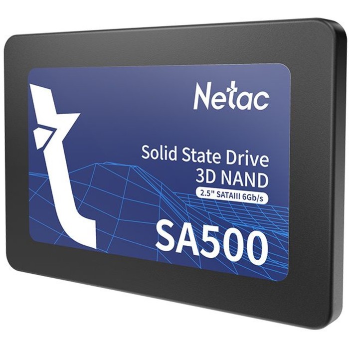 Накопитель SSD Netac SATA-III 512GB NT01SA500-512-S3X SA500 2.5" - фото 51589561