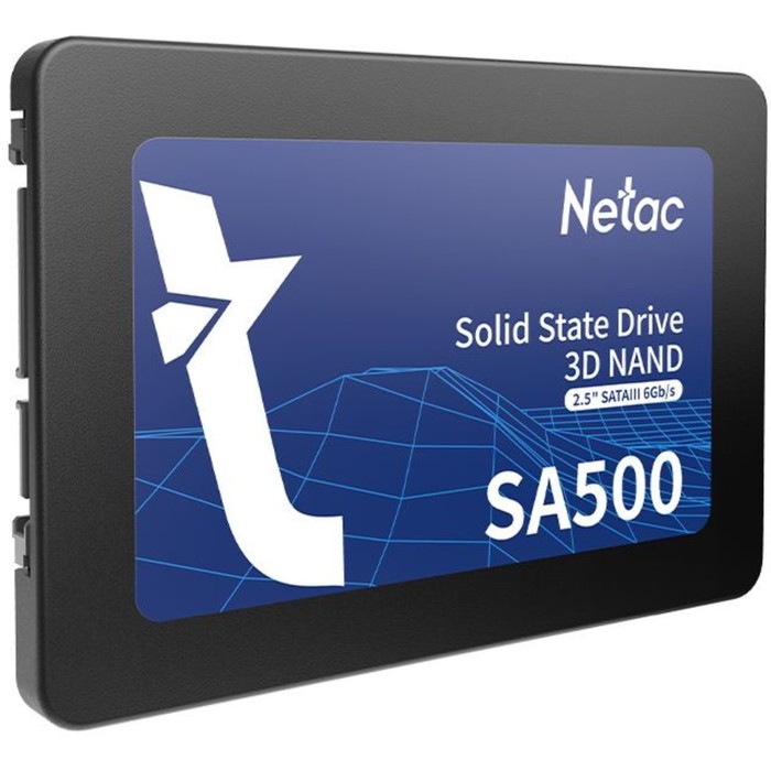 Накопитель SSD Netac SATA-III 512GB NT01SA500-512-S3X SA500 2.5" - фото 51589563