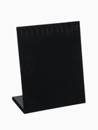 Подставка для кулонов, цепочек и браслетов QF, 12 крючков 20×9×25.5 см, бархатная, чёрная - Фото 2