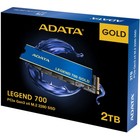 Накопитель SSD A-Data PCIe 3.0 x4 2TB SLEG-700G-2TCS-S48 Legend 700 Gold M.2 2280 - Фото 9